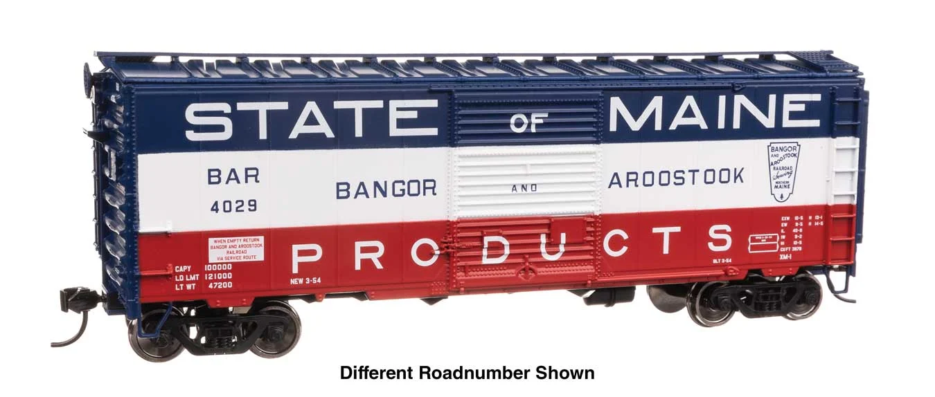 Walthers Mainline HO Bangor & Aroostook #4361 40' ACF Welded Boxcar w/8' Youngstown Door