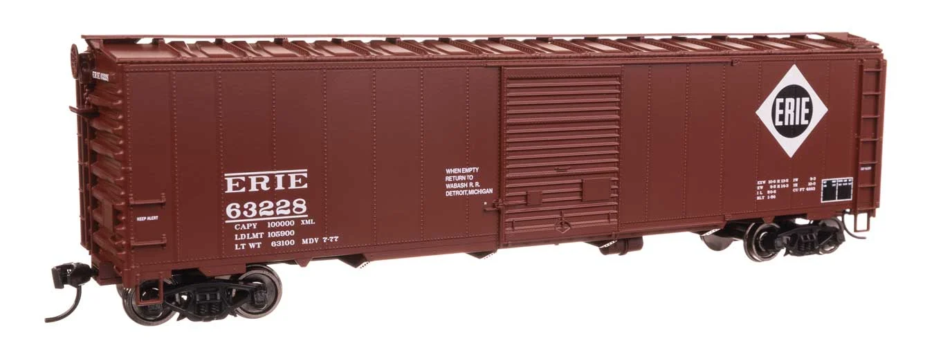 Walthers Mainline HO Erie #63228 50' AAR Single Door Boxcar