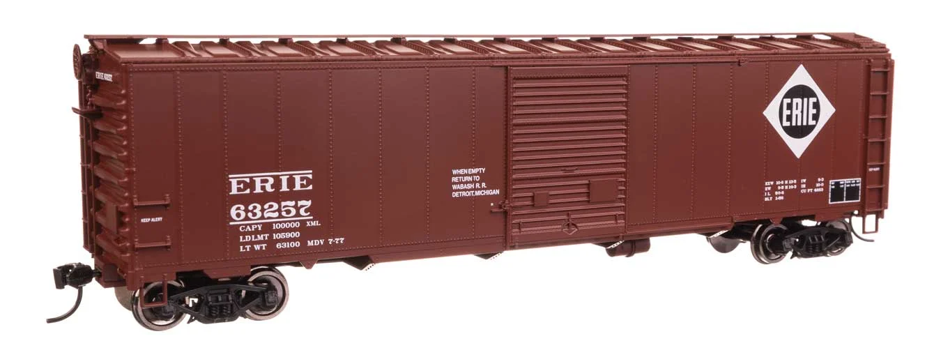 Walthers Mainline HO Erie #63257 50' AAR Single Door Boxcar