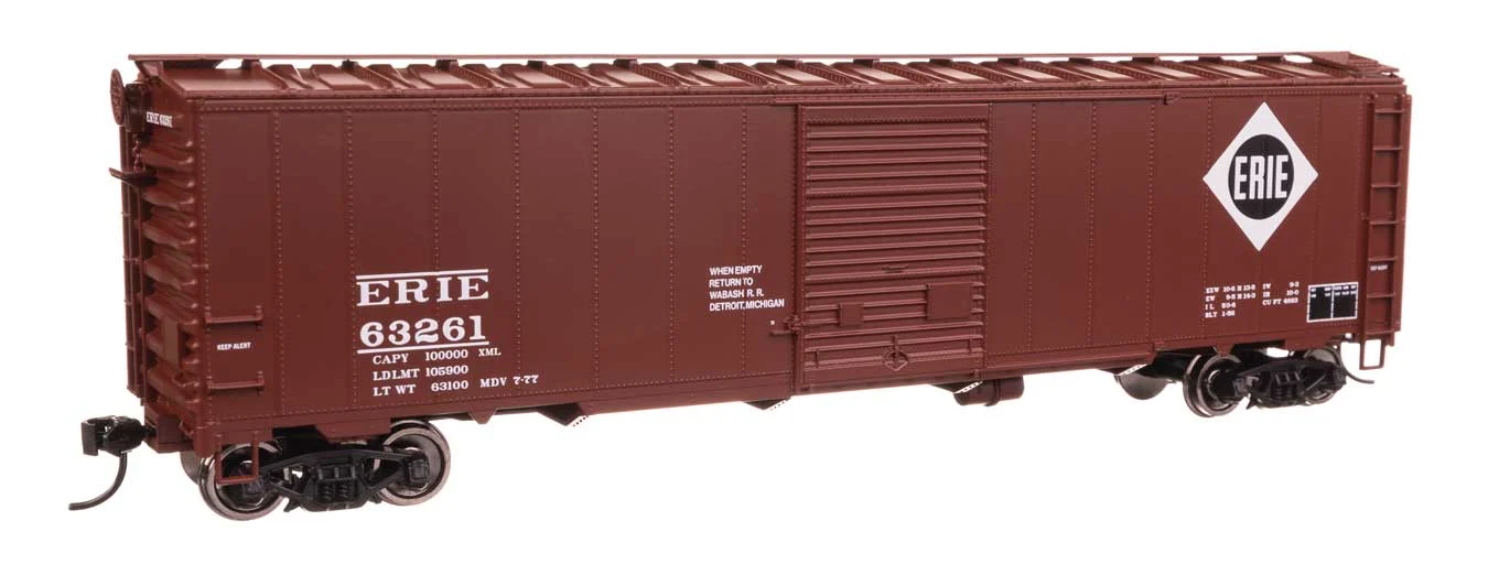 Walthers Mainline HO Erie #63261 50' AAR Single Door Boxcar