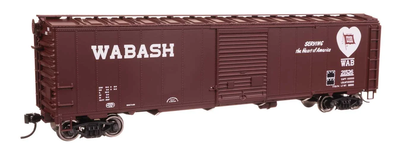 Walthers Mainline HO Wabash #21526 50' AAR Single Door Boxcar