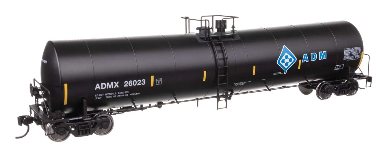 Walthers Mainline HO Scale ADM #26023 Trinity 25,000-Gallon Tank Car