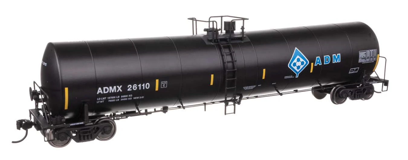 Walthers Mainline HO Scale ADM #26110 Trinity 25,000-Gallon Tank Car