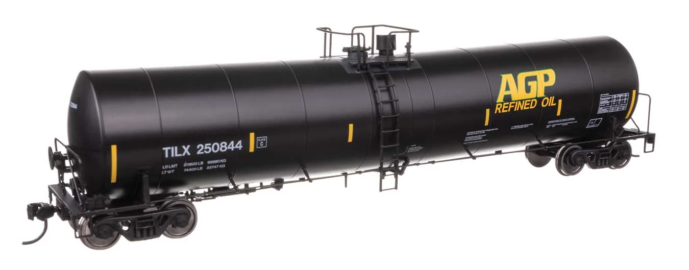 Walthers Mainline HO Scale AGP TILX #250844 Trinity 25,000-Gallon Tank Car