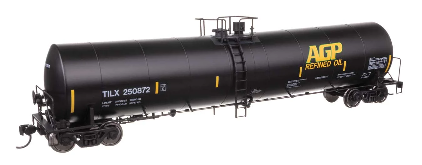 Walthers Mainline HO Scale AGP TILX #250872 Trinity 25,000-Gallon Tank Car