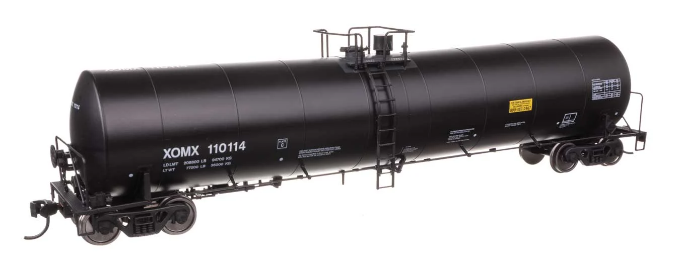 Walthers Mainline HO Scale XOMX #110114 Trinity 25,000-Gallon Tank Car