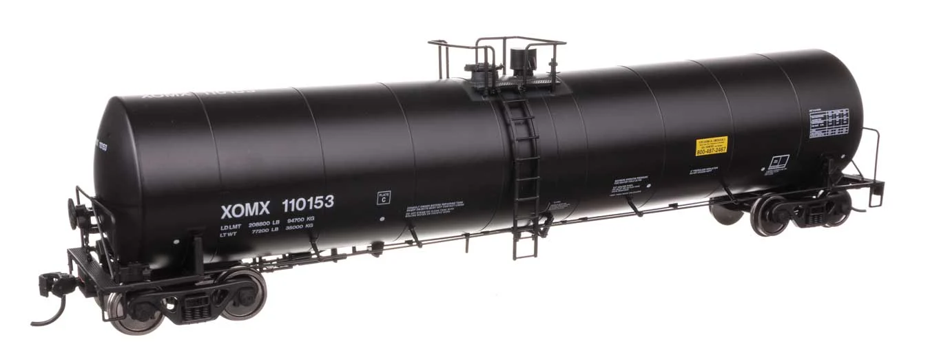 Walthers Mainline HO Scale XOMX #110153 Trinity 25,000-Gallon Tank Car