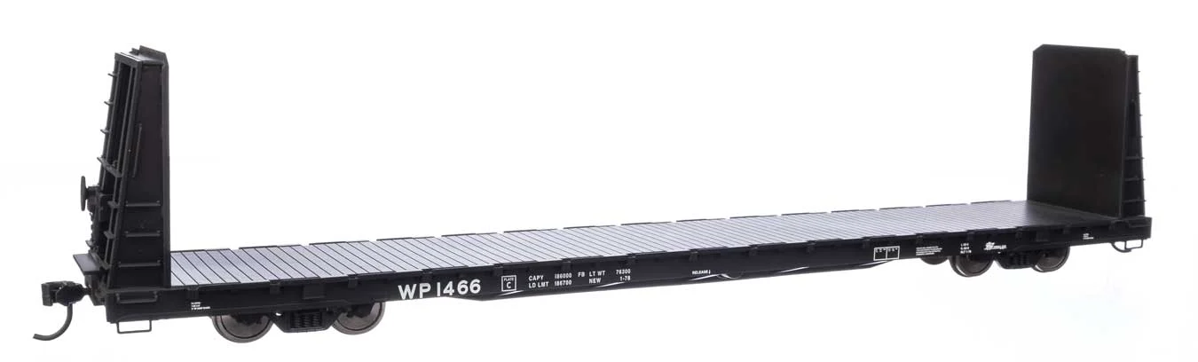 Walthers Mainline HO WP #1466 68' Bulkhead Flatcar - 910-50620