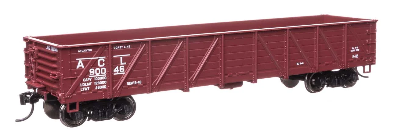 Walthers Mainline HO Atlantic Coast Line #90046 40' 50-Ton Drop Bottom Gondola