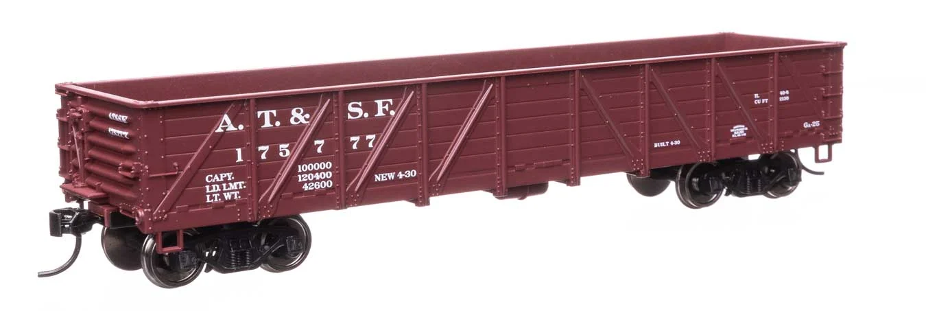 Walthers Mainline HO Santa Fe #175777 40' 50-Ton Drop Bottom Gondola