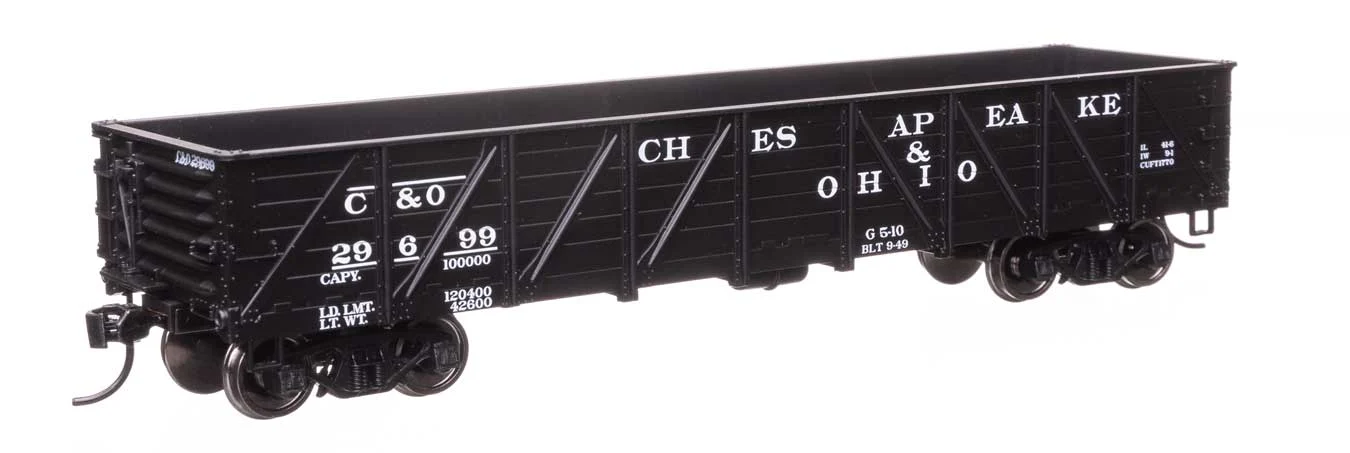 Walthers Mainline HO Chesapeake & Ohio #29699 40' 50-Ton Drop Bottom Gondola