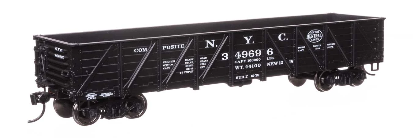 Walthers Mainline HO New York Central #349696 40' 50-Ton Drop Bottom Gondola