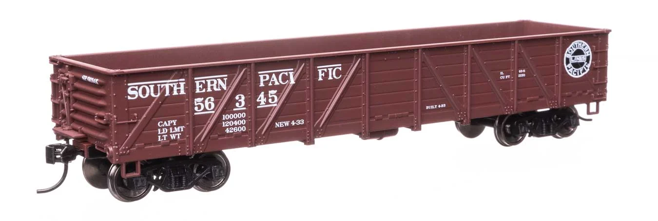 Walthers Mainline HO Southern Pacific(TM) #56345 40' 50-Ton Drop Bottom Gondola