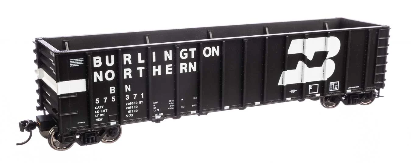 Walthers Mainline HO Burlington Northern #575371 50' PS 4000 Cu Ft Coal Gondola