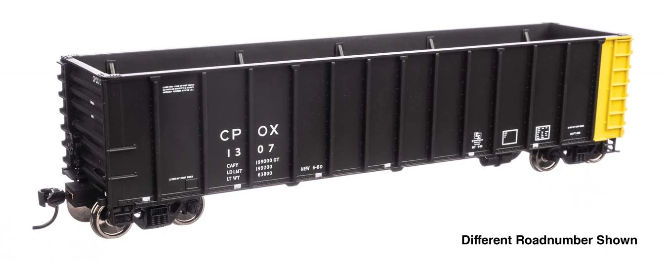 Walthers Mainline HO Consumers Power CPOX #1804 50' PS 4000 Cu Ft Coal Gondola