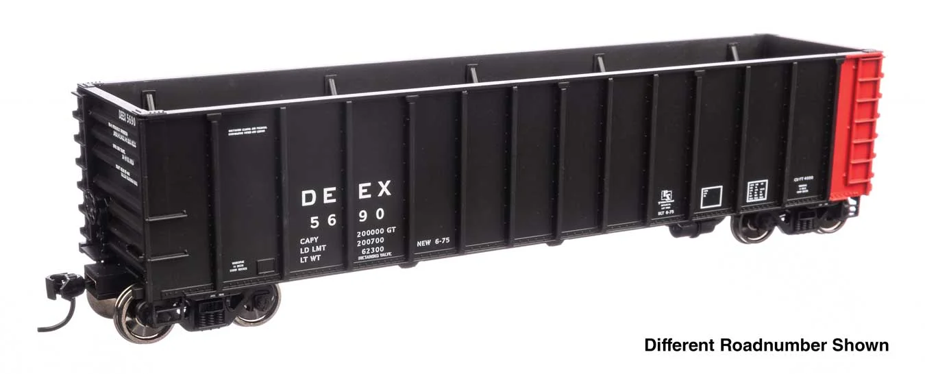 Walthers Mainline HO Detroit Edison DEEX #5780 50' PS 4000 Cu Ft Coal Gondola