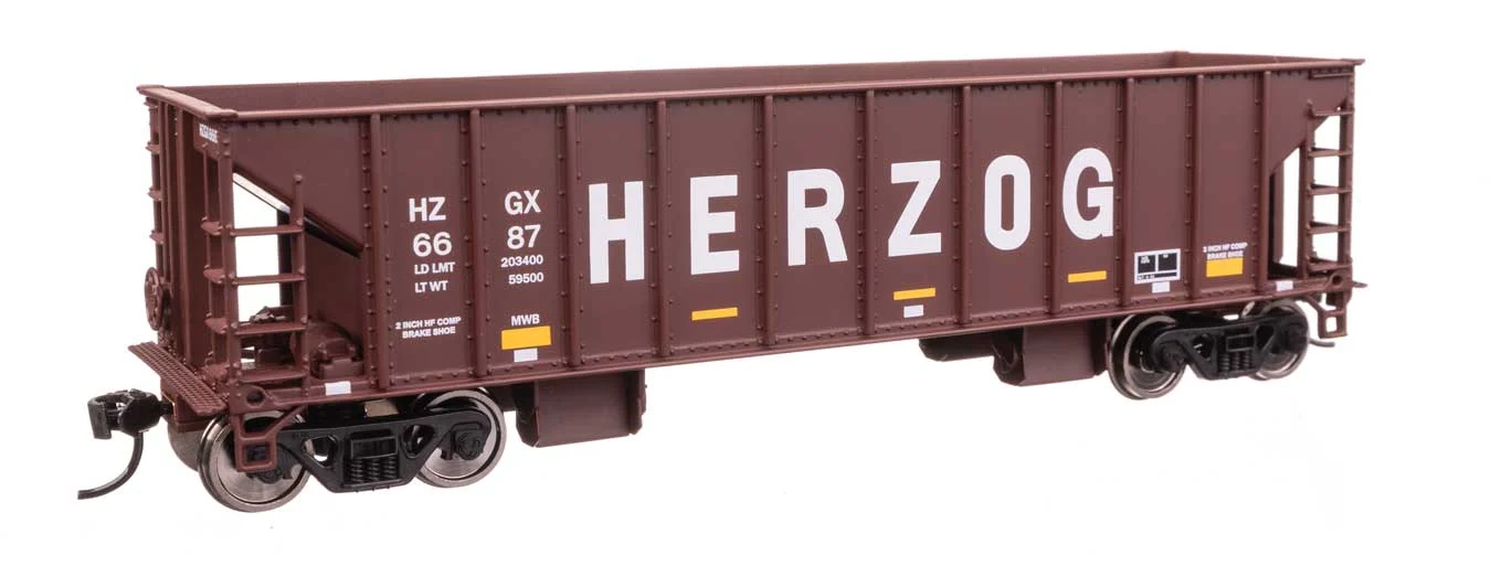 Walthers Mainline HO Herzog #6687 41' Ballast Hopper