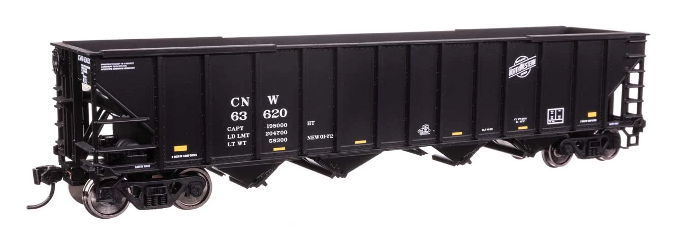 Walthers Mainline HO Scale Chicago & North Western #63620 50' 100-Ton 4-Bay Hopper