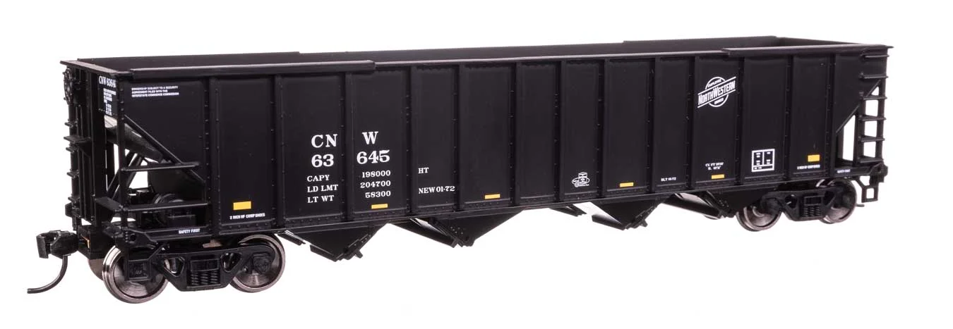 Walthers Mainline HO Scale Chicago & North Western #63645 50' 100-Ton 4-Bay Hopper