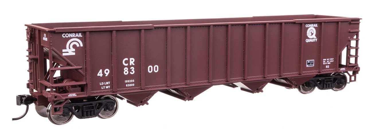 Walthers Mainline HO Scale Conrail #498300 50' 100-Ton 4-Bay Hopper
