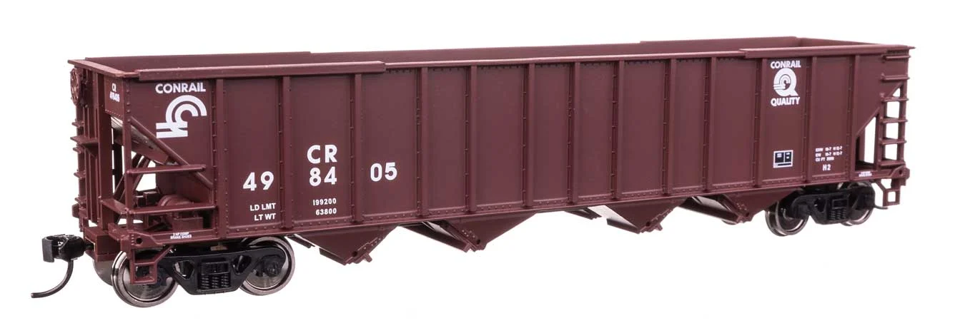 Walthers Mainline HO Scale Conrail #498405 50' 100-Ton 4-Bay Hopper