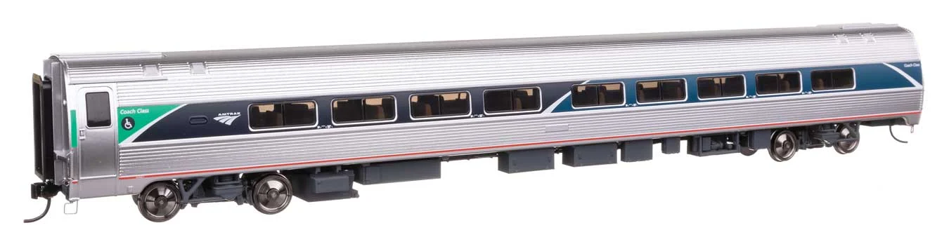 Walthers Proto HO Amtrak Phase VII Amfleet II 59 Seat Coach (Decal) - 920-11229
