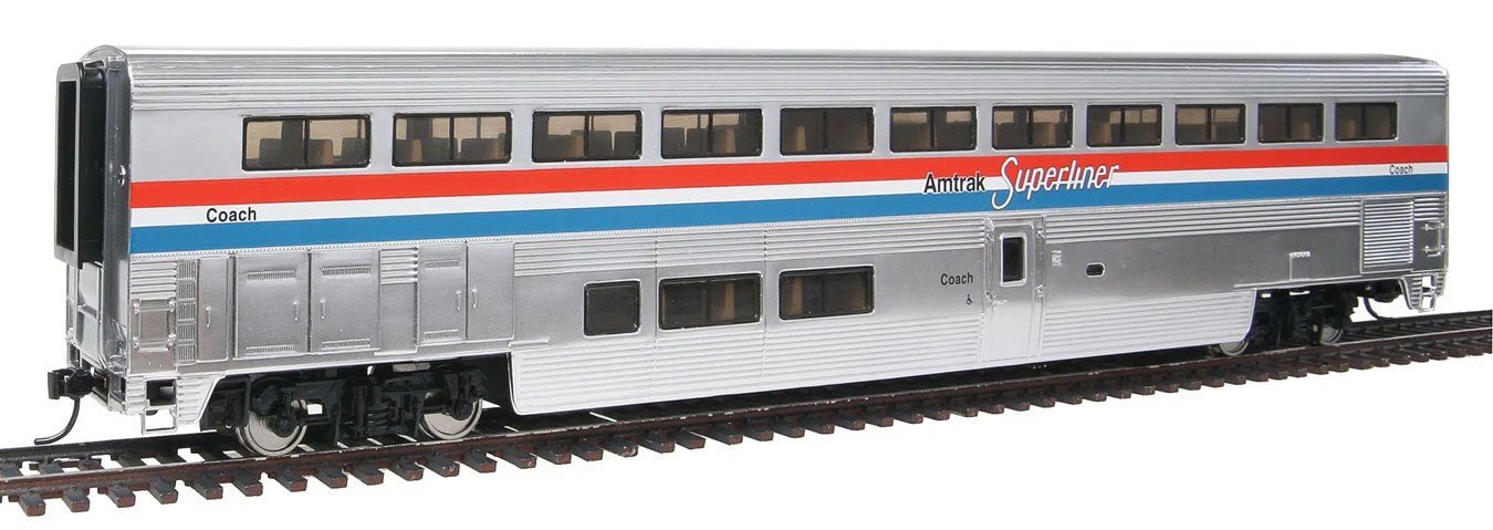 Walthers Proto HO Scale Superliner I Coach Amtrak - Lighted - 920-12011