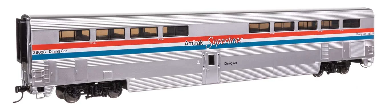 Walthers Proto HO Scale Amtrak Phase III Superliner I Diner #38003 Lighted 920-12034