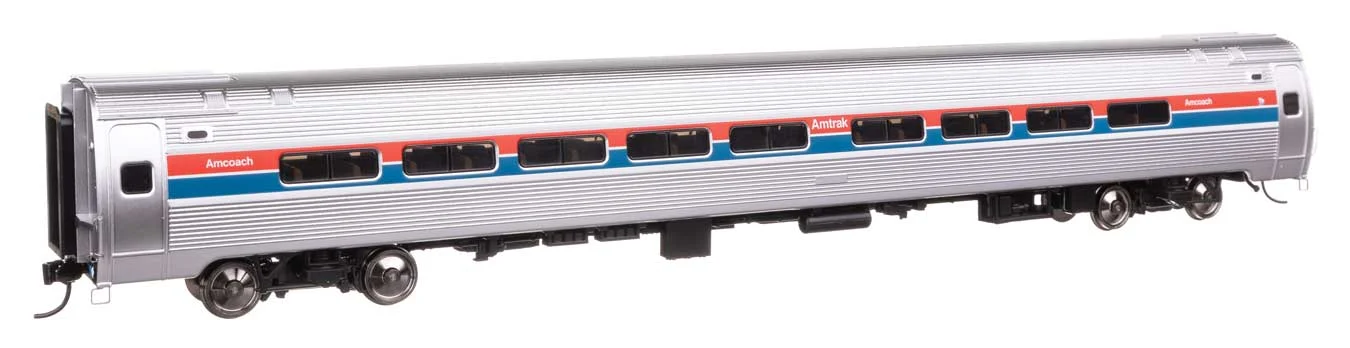 Walthers Proto HO Amtrak Phase II Amfleet I 84 Seat Coach - Lighted (Decal) - 920-12210