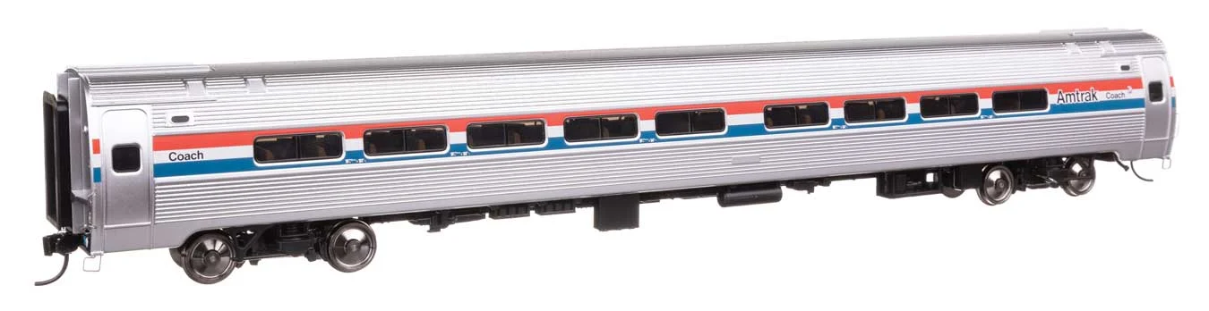 Walthers Proto HO Amtrak Phase III Amfleet I 84 Seat Coach - Lighted (Decal) - 920-12213