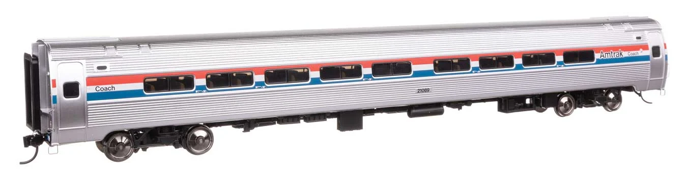 Walthers Proto HO Amtrak #21096 Phase III Amfleet I 84 Seat Coach - Lighted - 920-12215