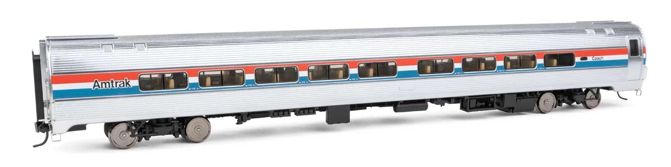 Walthers Proto HO Scale Amfleet II 59-Seat Coach Amtrak Phase III - Lighted - 920-12227