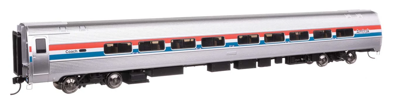 Walthers Proto HO Amtrak Phase III Amfleet II 59 Seat Coach (Decal) - Lighted - 920-12228