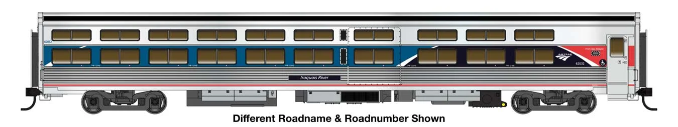 Walthers Proto HO Amtrak Phase VII #62041 Middle River 85' Budd Viewliner Sleeper - Lighted