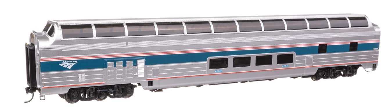 Walthers Proto HO Amtrak Phase IV Travelmark (W/ Decal) 85' Budd Great Dome - Lighted
