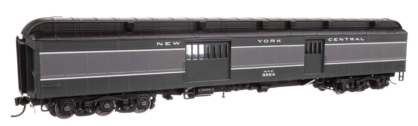 Walthers Proto HO New York Central #8664 70' Heavyweight Baggage Car w/Clerestory Roof