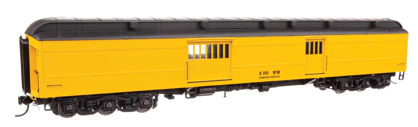 Walthers Proto HO Maintenance of Way #X101 70' Heavyweight Baggage Car w/Clerestory Roof