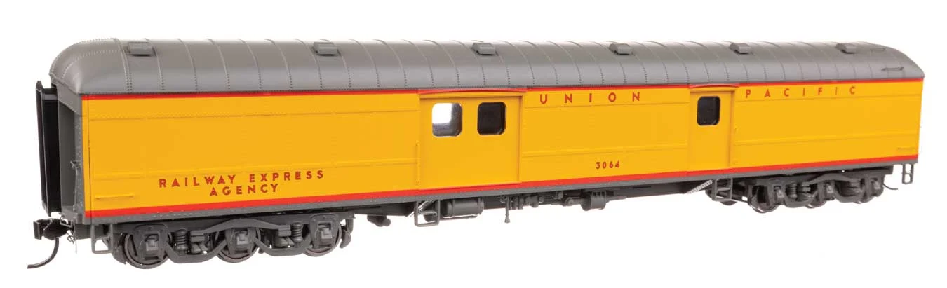 Walthers Proto HO Union Pacific #3064 70' Heavyweight Baggage Car w/Arched Roof