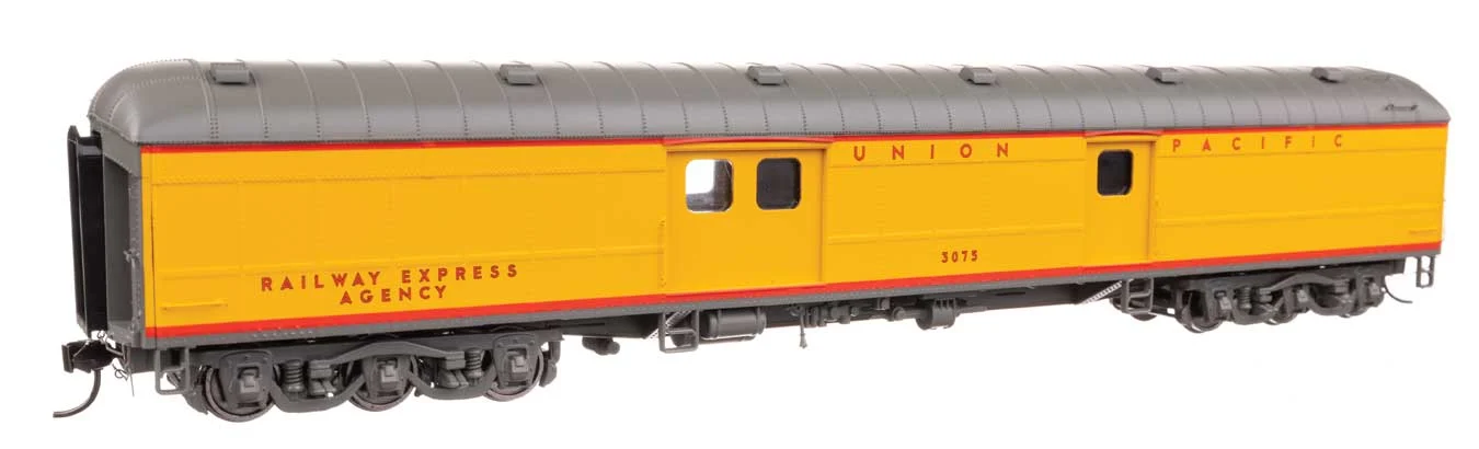 Walthers Proto HO Union Pacific #3075 70' Heavyweight Baggage Car w/Arched Roof