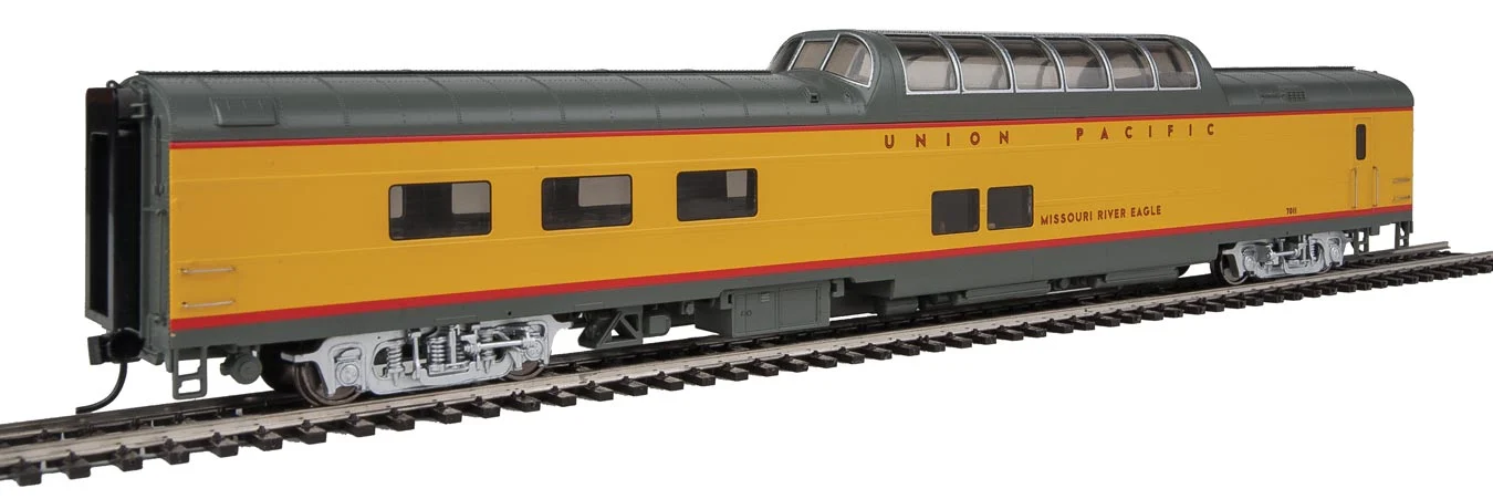 Walthers Proto HO Scale Union Pacific Missouri River Eagle UPP #7011 85' ACF Dome Coach (Printed Name)