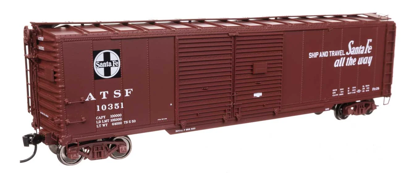 Walthers Proto HO Santa Fe #10351 50' AAR Double-Door Boxcar