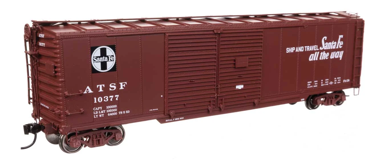 Walthers Proto HO Santa Fe #10377 50' AAR Double-Door Boxcar
