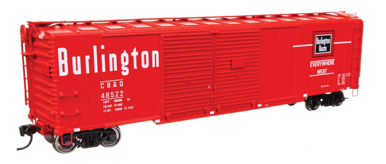 Walthers Proto HO Chicago, Burlington & Quincy #48522 50' AAR Double-Door Boxcar