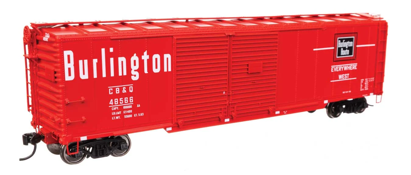 Walthers Proto HO Chicago, Burlington & Quincy #48566 50' AAR Double-Door Boxcar