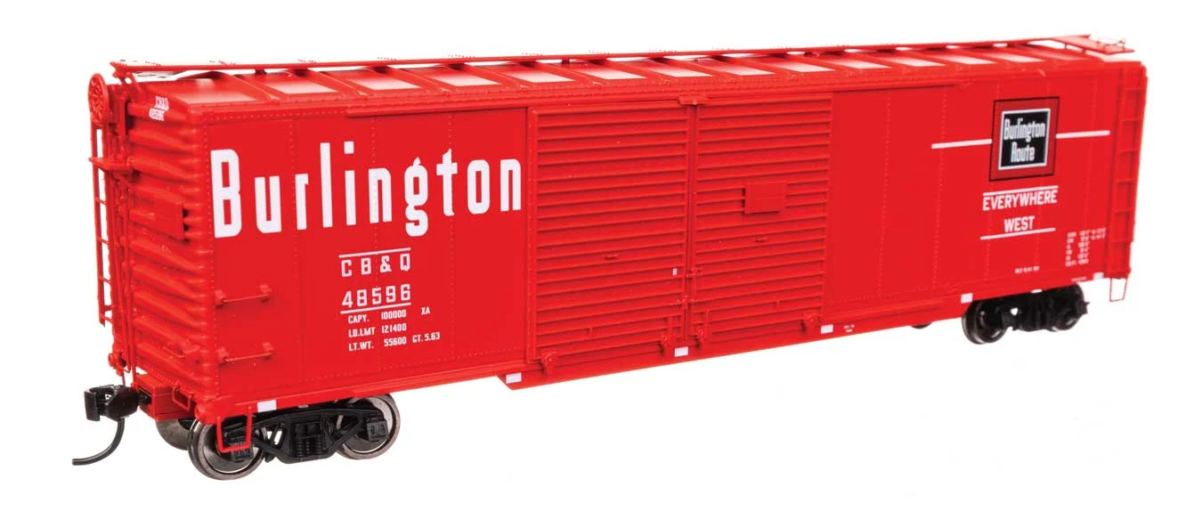 Walthers Proto HO Chicago, Burlington & Quincy #48596 50' AAR Double-Door Boxcar