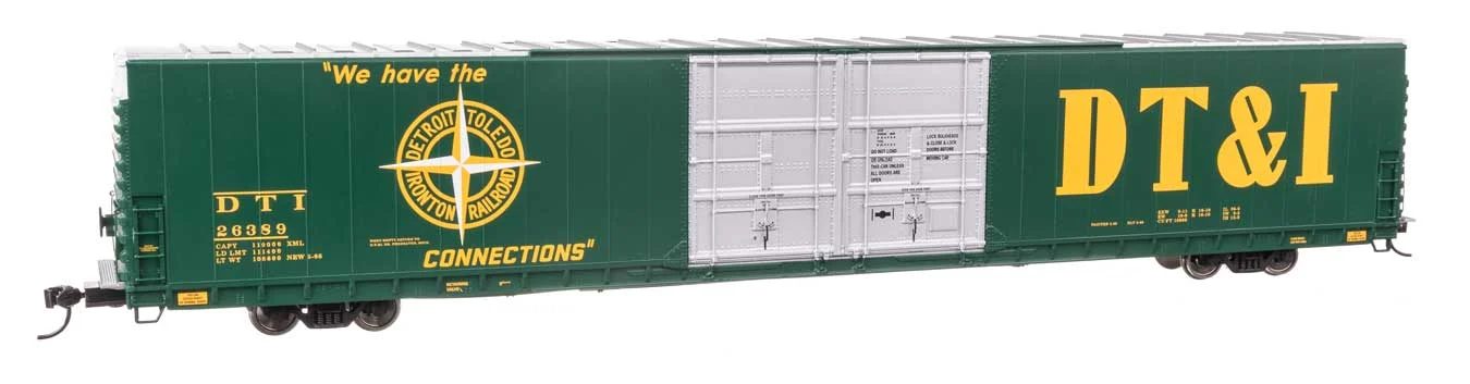 Walthers Proto HO Detroit, Toledo & Ironton #26389 86' Pullman-Standard Double-Door Hi-Cube Boxcar