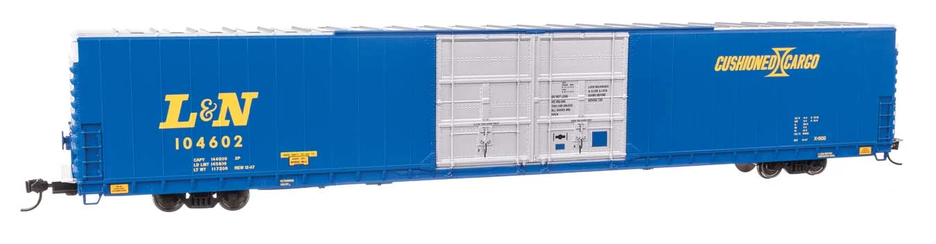 Walthers Proto HO Louisville & Nashville #104602 86' Pullman-Standard Double-Door Hi-Cube Boxcar