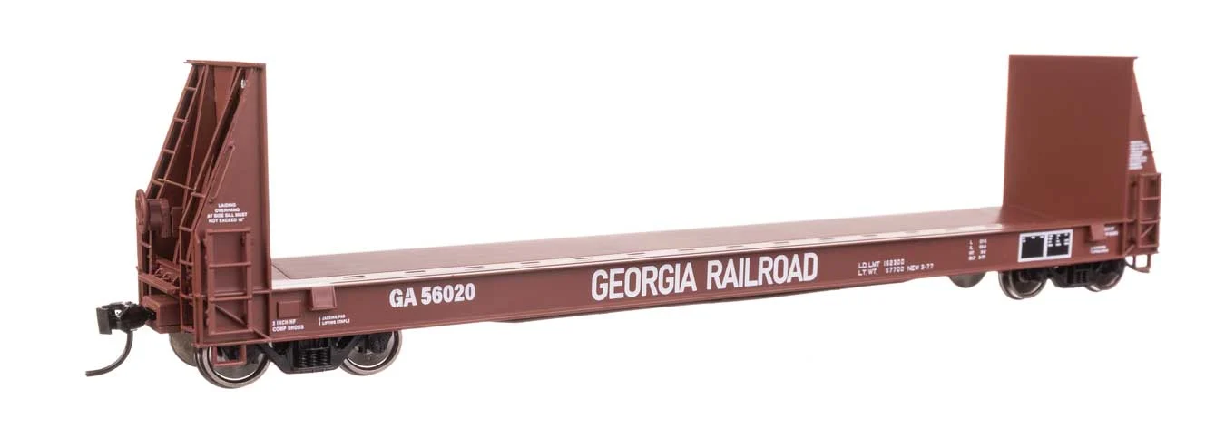 Walthers Proto HO Scale Georgia Railroad #56020 50' Sieco Pulpwood Flatcar