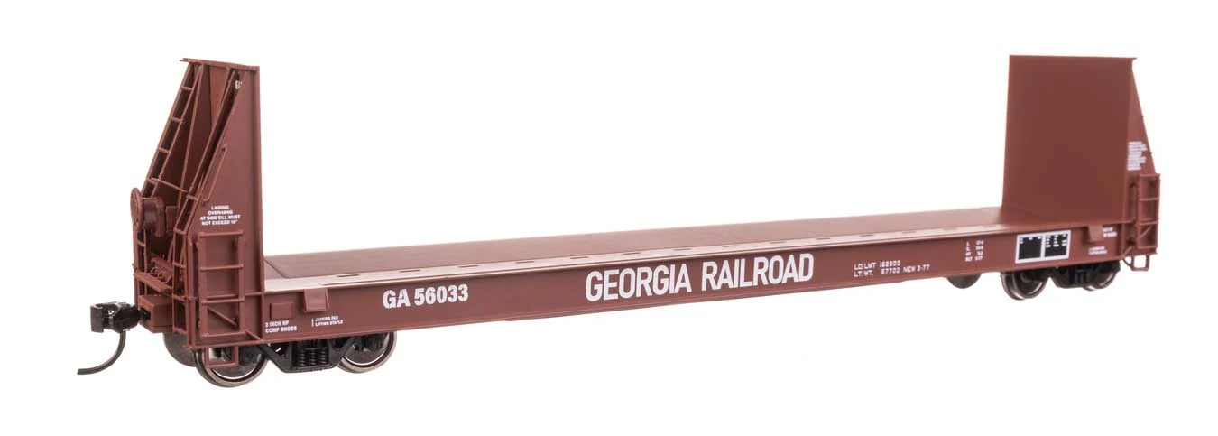 Walthers Proto HO Scale Georgia Railroad #56033 50' Sieco Pulpwood Flatcar