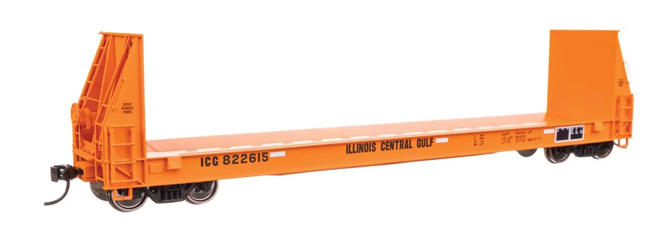 Walthers Proto HO Scale Illinois Central Gulf #822615 50' Sieco Pulpwood Flatcar